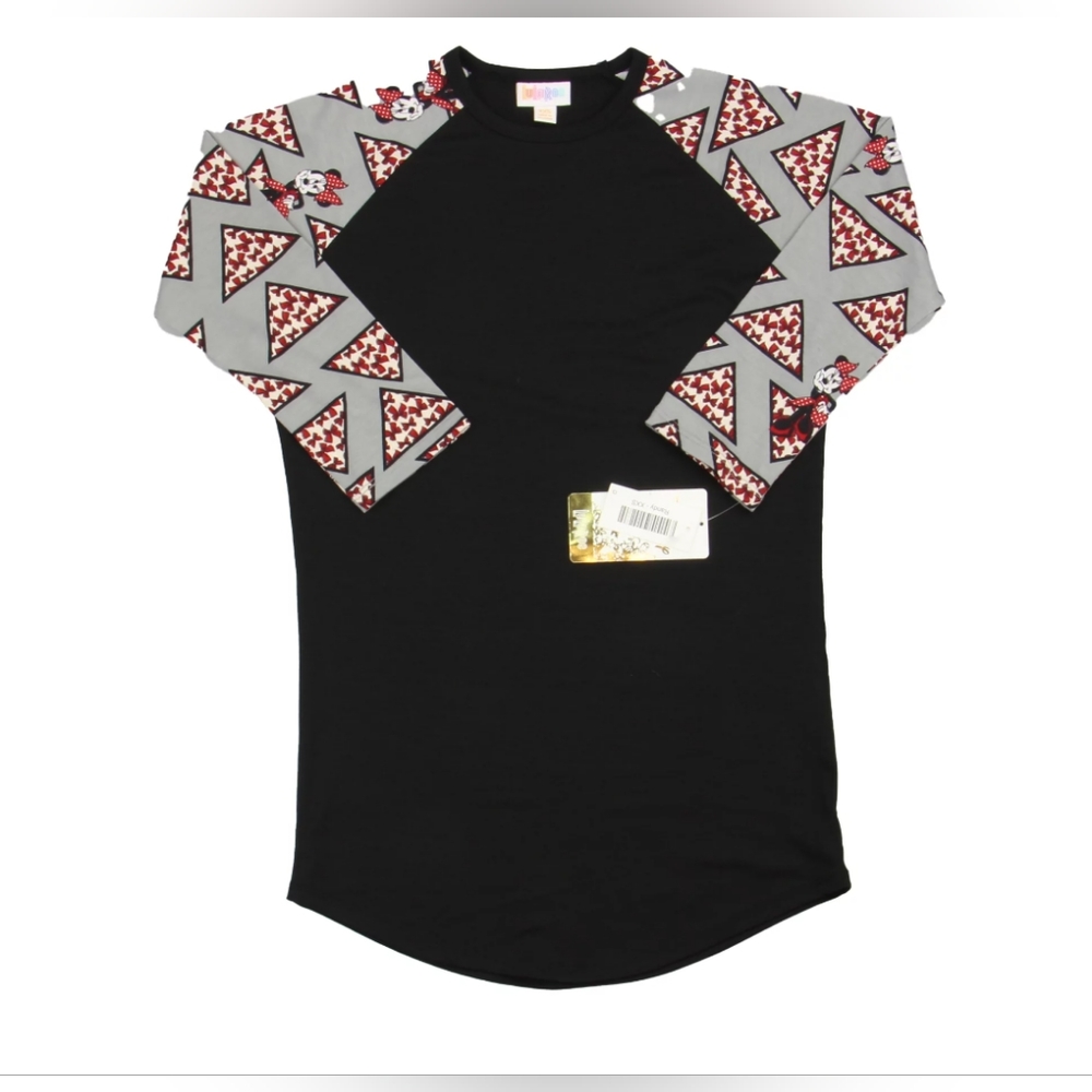 LULAROE Disney Minnie Mouse Baseball Style Top Size XS